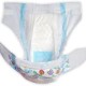 The image shows a diaper. It is an adult diaper that is white in colour and soft.