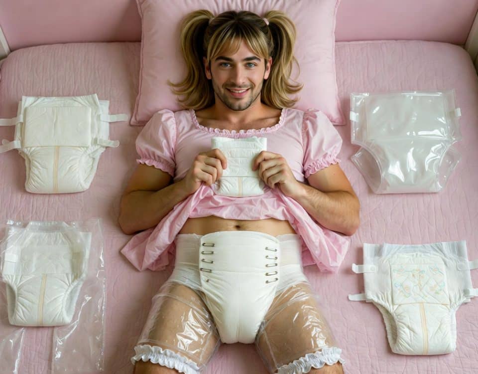 diaper sissy diaper picking