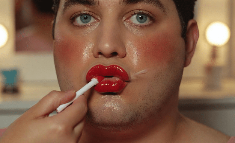 a man being forced to become a sissy