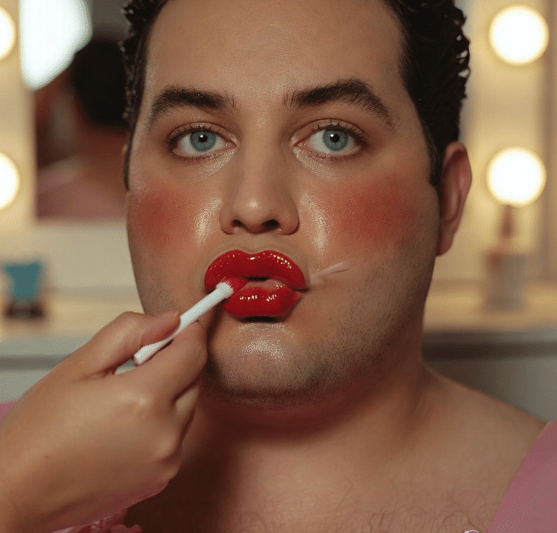 a man being forced to become a sissy