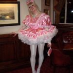 Mommy likes to dress up and treat her little sissy ike her dress up dollie
